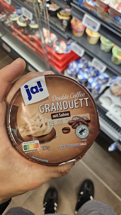 ja! Double Coffee Granduett mit Sahne